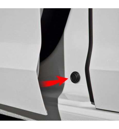 Set 4pz protezioni ammortizzatori battiporta in silicone