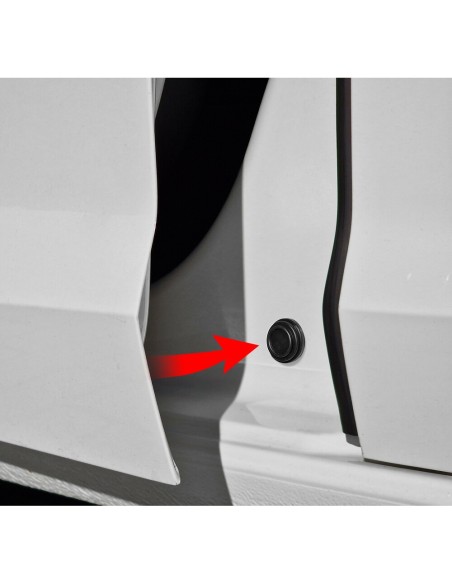 Set 4pz protezioni ammortizzatori battiporta in silicone