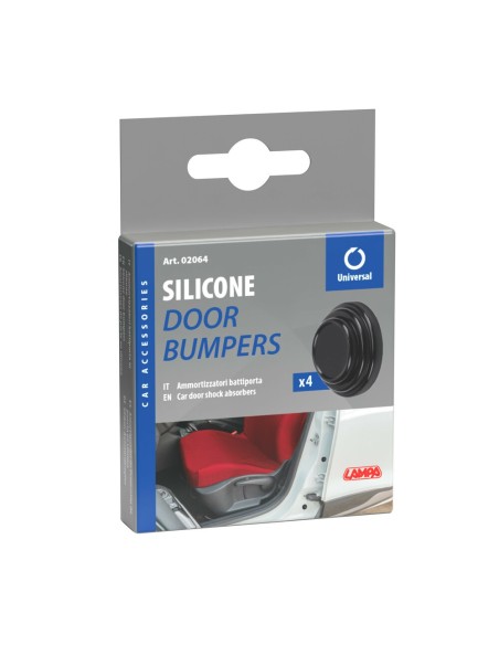 Set 4pz protezioni ammortizzatori battiporta in silicone