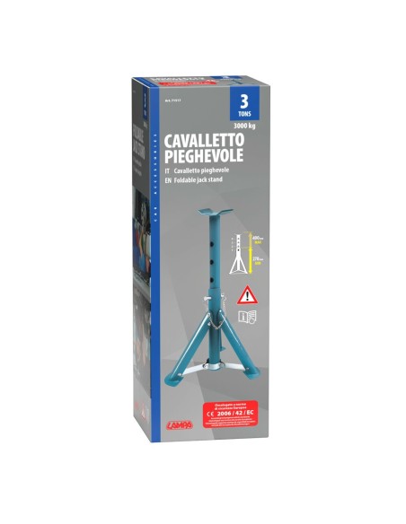 Cavalletto treppiedi pieghevole 3000kg