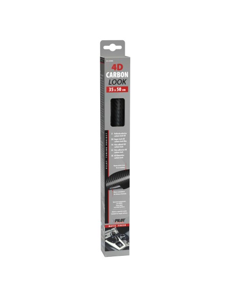 Pellicola adesiva carbon look 4D interno esterno 35x50cm Opaco