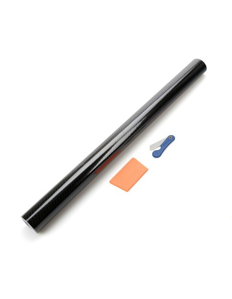 Pellicola adesiva carbon look 4D interno esterno 50x60cm Lucido