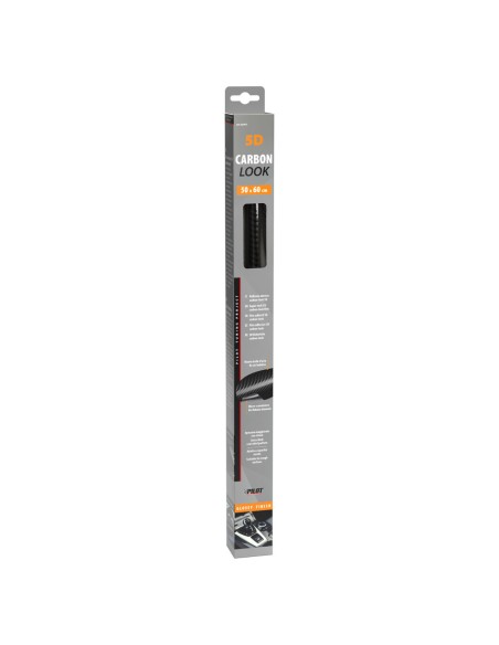 Pellicola adesiva carbon look 4D interno esterno 50x60cm Lucido
