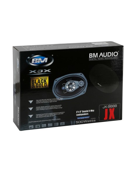 Coppia di altoparlanti Boschmann JX 4 vie 500W diametro 160x225mm