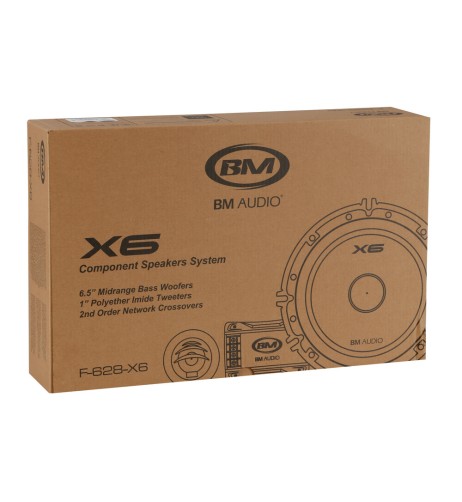 Kit altoparlanti Boschmann X6 2 vie 260W diametro 166mm