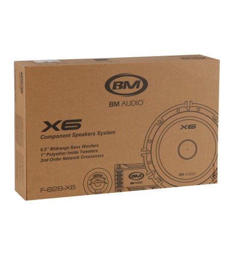 Kit altoparlanti Boschmann X6 2 vie 260W diametro 166mm