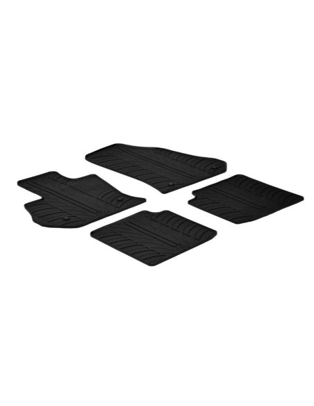 Set tappetini su misura gomma per FIAT 500L 2012 2017