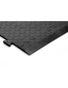 1pz Scivolo maschio per piastrella in pvc Nero 2