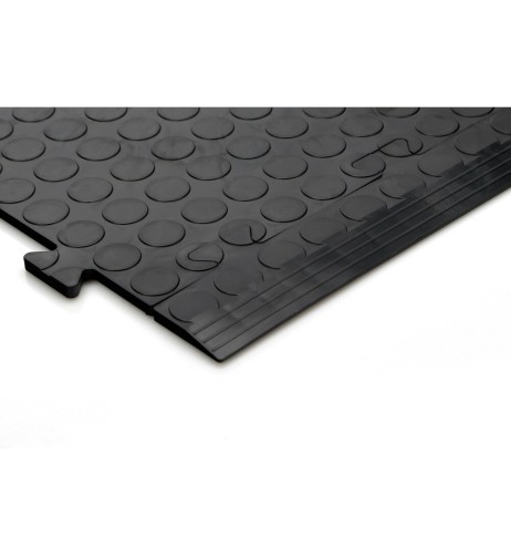 1pz Scivolo maschio per piastrella in pvc Nero