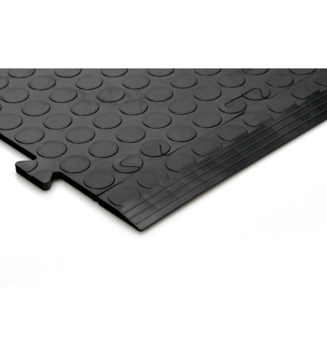 1pz Scivolo maschio per piastrella in pvc Nero