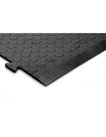 1pz Scivolo maschio per piastrella in pvc Nero