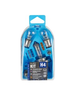 Kit lampadine di ricambio 12V H4 P21W P21 5W C5W R5W fusibili 2