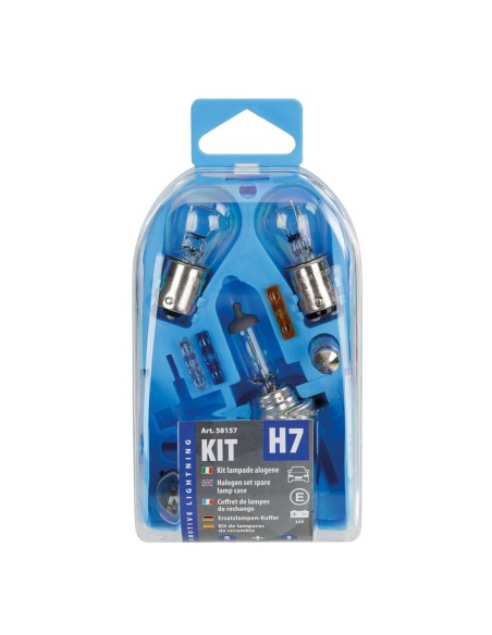 Kit lampadine di ricambio 12V H7 P21W P21 5W C5W R5W fusibili