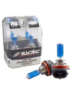 Kit 2 lampadine alogene H8 35W plasma 4600K Super Plasma White Simoni Racin