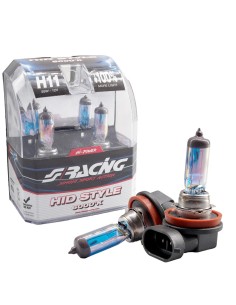 Kit 2 lampadine alogene H11 55W 6000K Hid Style Simoni Racing