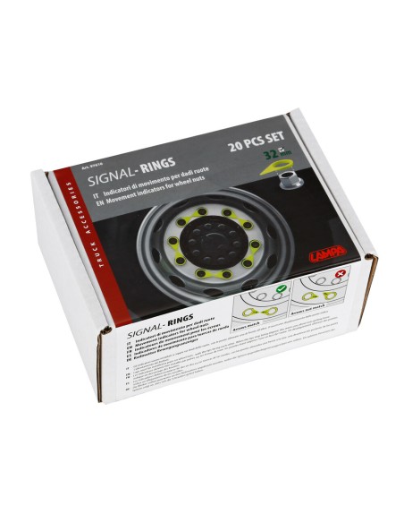 20 pz indicatori di serraggio per dado ruota 32mm