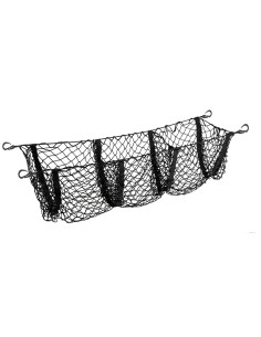 Rete portaoggetti per bagagliaio con 3 tasche 100x39cm