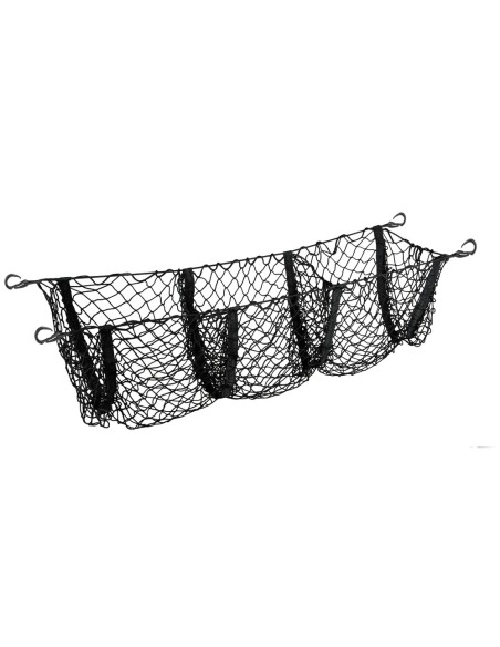 Rete portaoggetti per bagagliaio con 3 tasche 100x39cm