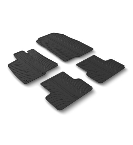 Set tappetini su misura gomma per Peugeot 3008 III hybrid dal 2023