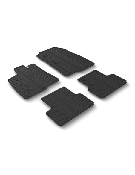 Set tappetini su misura gomma profumati Peugeot 3008 III hybrid dal 2023