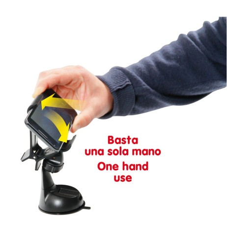 Portacellulare auto camion camper universale snodabile max 110mm