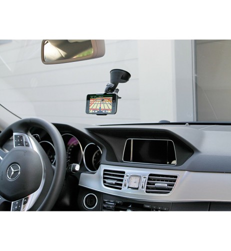 Portacellulare auto camion camper universale snodabile max 110mm