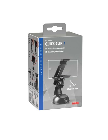 Portacellulare auto camion camper universale snodabile max 110mm