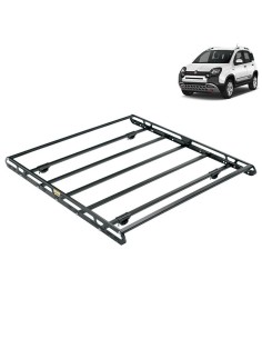 Bagagliera cestello Sigma 132x124cm per Fiat Panda Cross con corrimano dal 