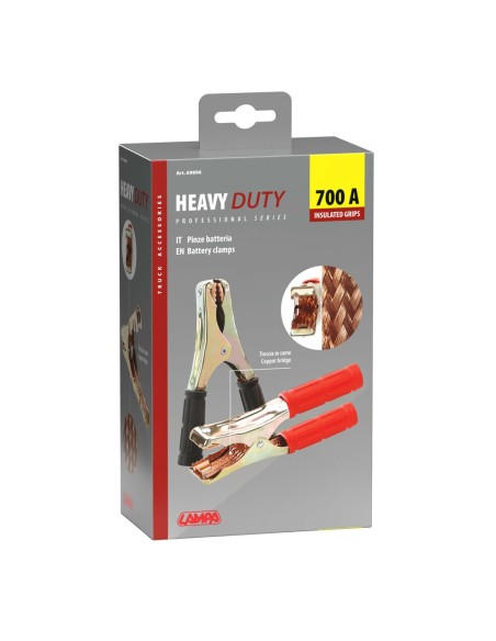 Pinze batteria professionali 19cm 700A