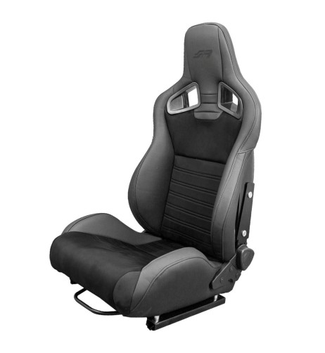 Sedile sportivo reclinabile Simoni Racing Jody riscaldato in pelle e vellut