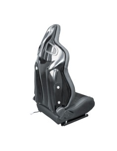 Sedile sportivo reclinabile Simoni Racing Jody riscaldato in pelle e vellut 2