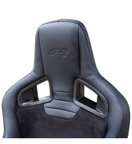 Sedile sportivo reclinabile Simoni Racing Jody riscaldato in pelle e vellut