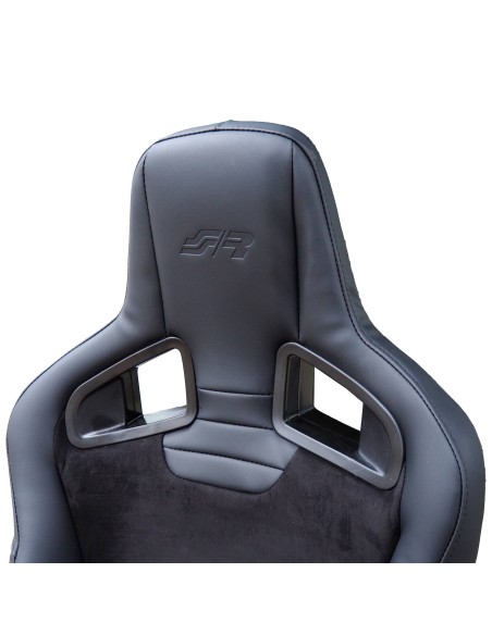 Sedile sportivo reclinabile Simoni Racing Jody riscaldato in pelle e vellut