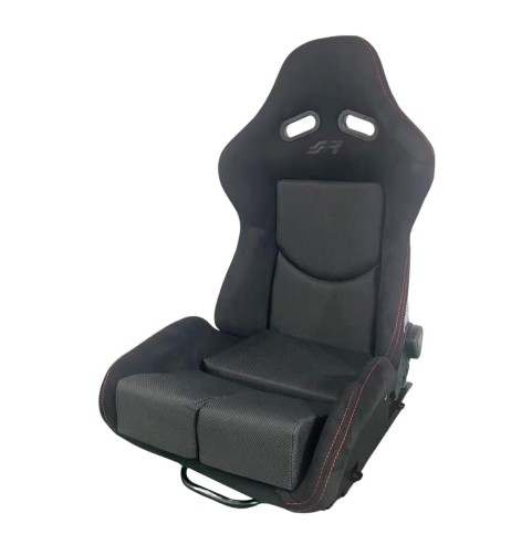 Sedile sportivo reclinabile Simoni Racing Kimi in velluto e tessuto