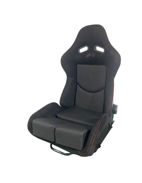 Sedile sportivo reclinabile Simoni Racing Kimi in velluto e tessuto