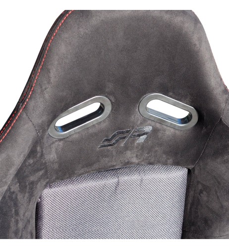 Sedile sportivo reclinabile Simoni Racing Kimi in velluto e tessuto