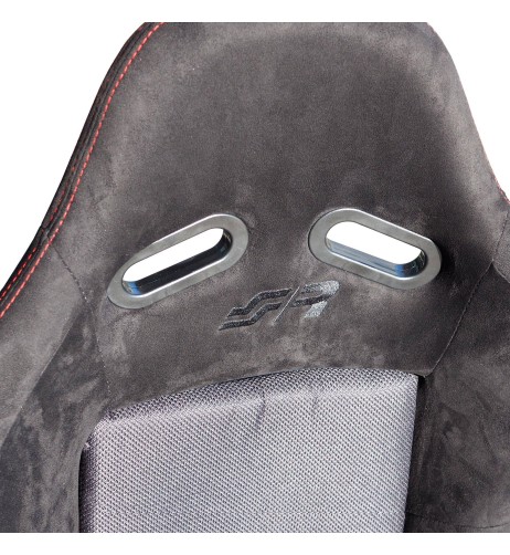 Sedile sportivo reclinabile Simoni Racing Kimi in velluto e tessuto