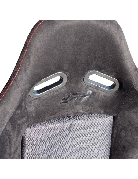 Sedile sportivo reclinabile Simoni Racing Kimi in velluto e tessuto