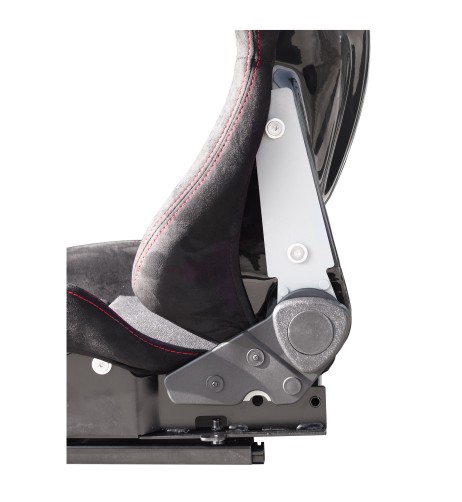 Sedile sportivo reclinabile Simoni Racing Kimi in velluto e tessuto