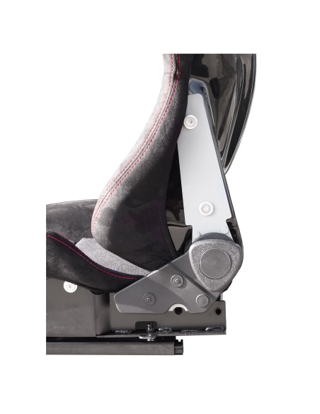 Sedile sportivo reclinabile Simoni Racing Kimi in velluto e tessuto