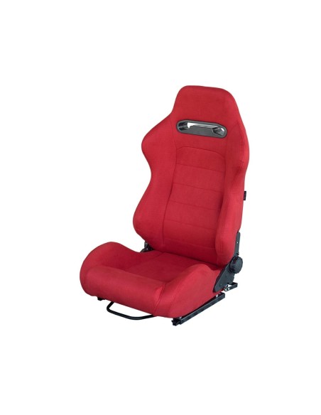 Sedile sportivo reclinabile ribaltabile Simoni Racing Miky red velluto ross