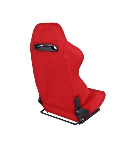 Sedile sportivo reclinabile ribaltabile Simoni Racing Miky red velluto ross