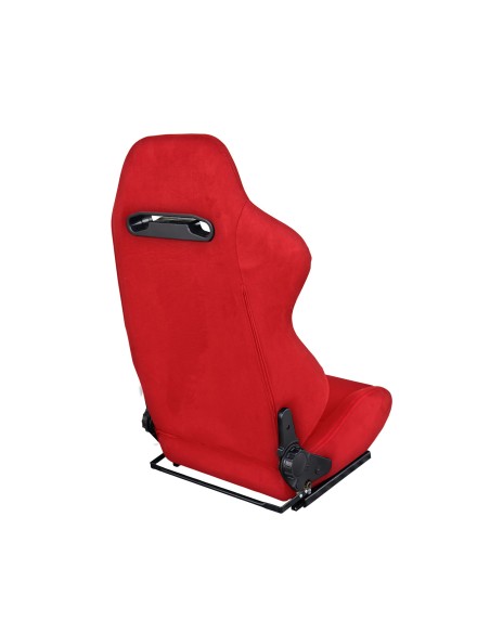 Sedile sportivo reclinabile ribaltabile Simoni Racing Miky red velluto ross