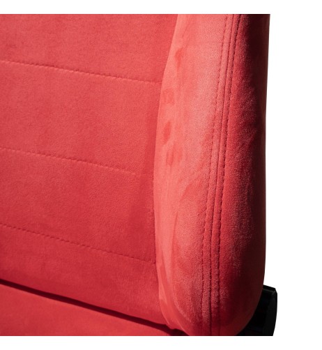 Sedile sportivo reclinabile ribaltabile Simoni Racing Miky red velluto ross