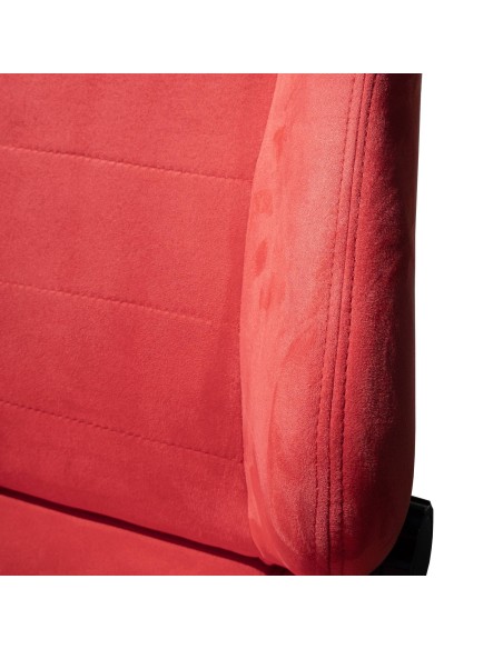 Sedile sportivo reclinabile ribaltabile Simoni Racing Miky red velluto ross