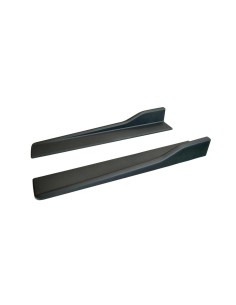 Kit 2 pezzi minigonne adesive ABS nero universali 60cm
