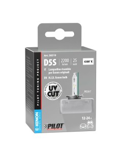 Lampada HID xenon D5S ricambio 4300K omologata