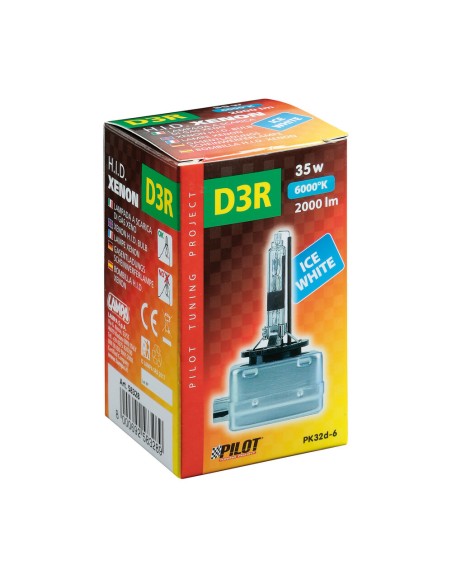 Lampada di ricambio HID Xenon D3R 6000K Ice White