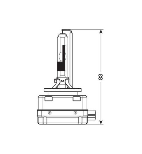 Lampada singola HID Xenon 6000K D1R 35W PK32d 3