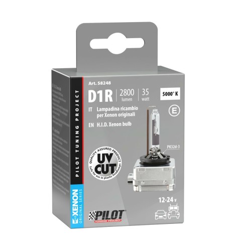 Lampada singola HID Xenon 5000K D1R 35W PK32d 3 omologata